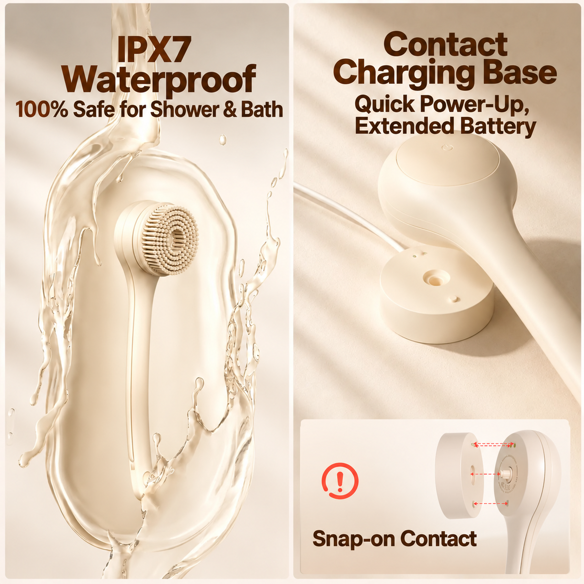3-in-1 Electric Body Brush