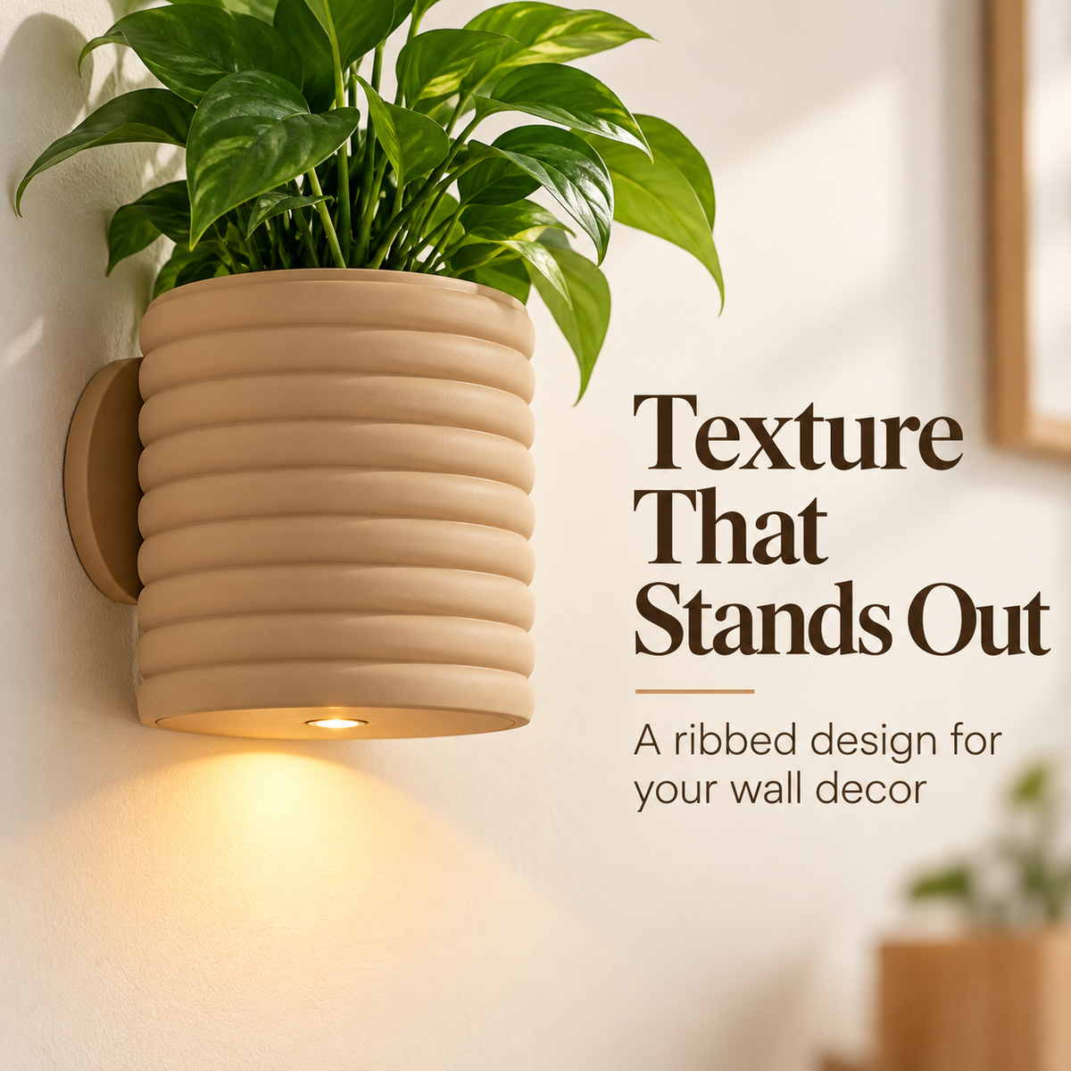 LED Wall Planter with Remote Control