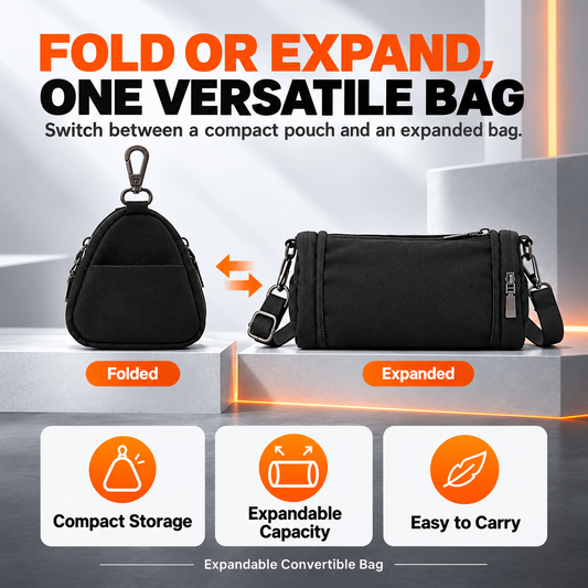 Expandable Mini Crossbody Bag