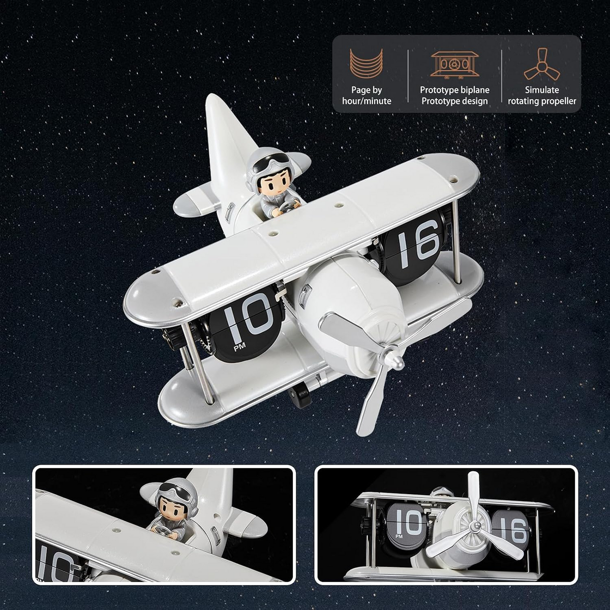Airplane Flip Clock