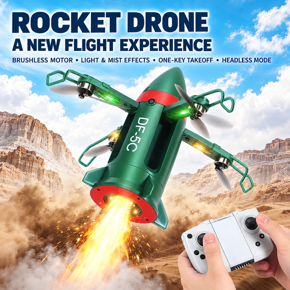 RC Rocket Drone