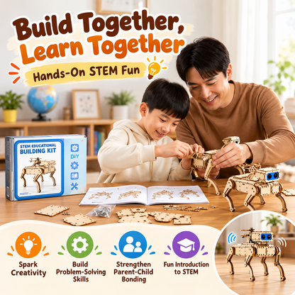 DIY Wooden Robot Dog Kit