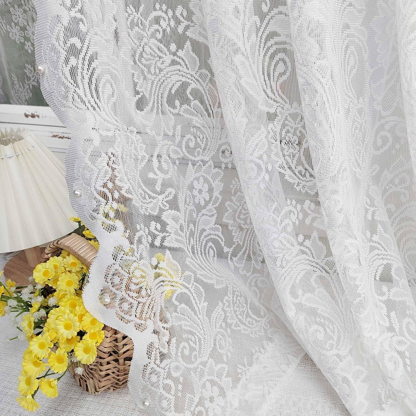 PearlLace Curtains
