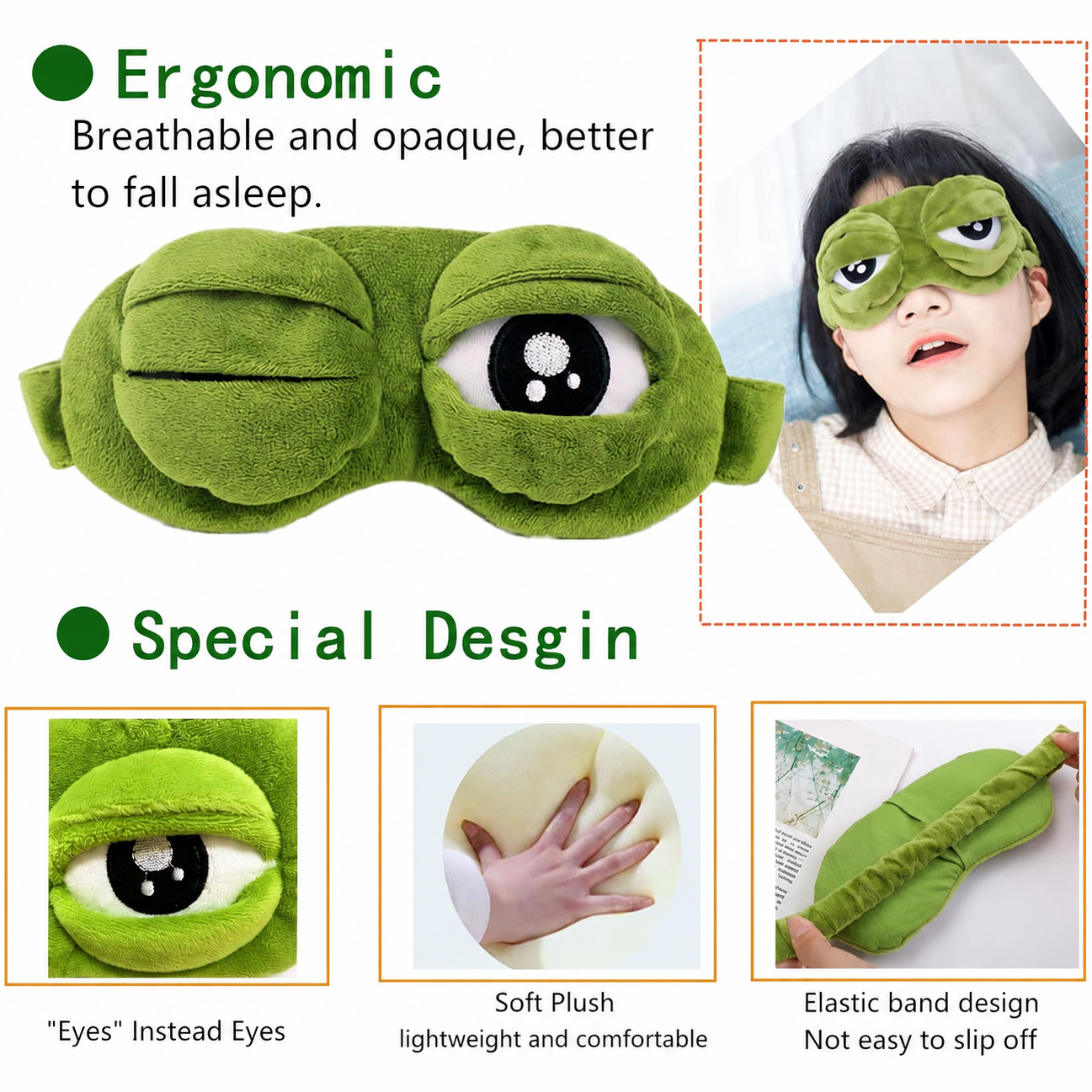 Frog Sleep Mask
