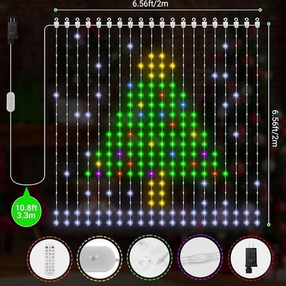 DIY Pixel Curtain Light