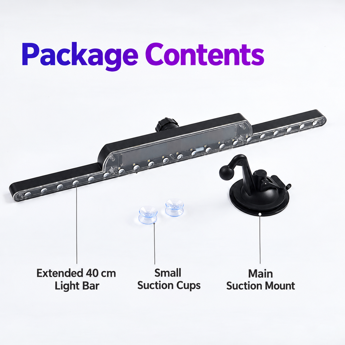 SolarGlow Car LED Light Bar