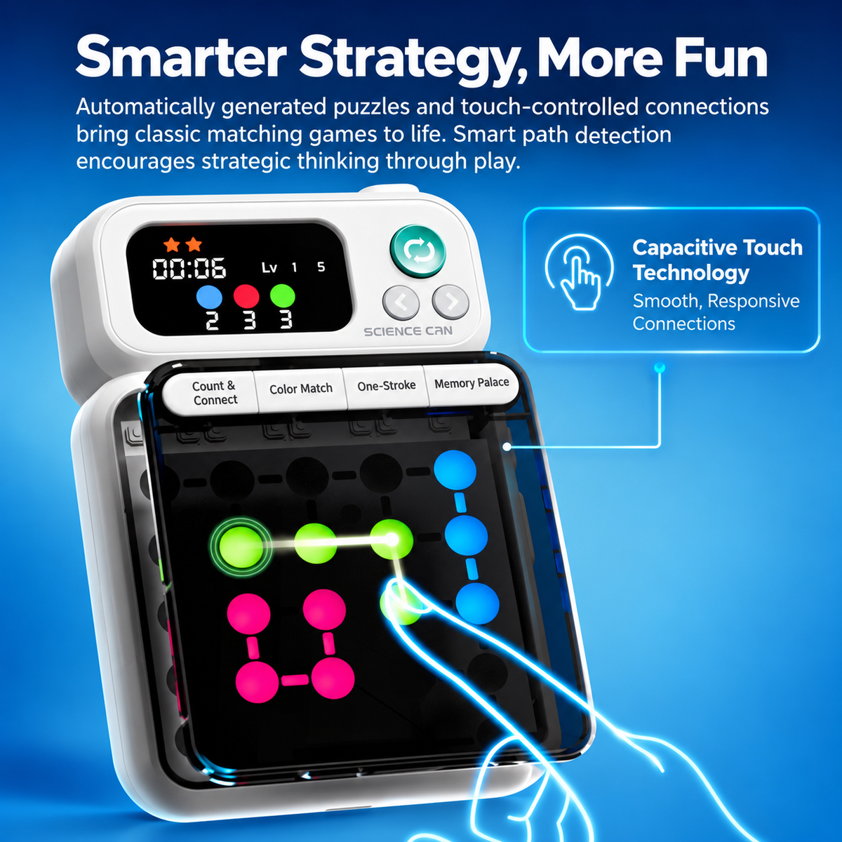 4-in-1 Electronic Puzzle Game