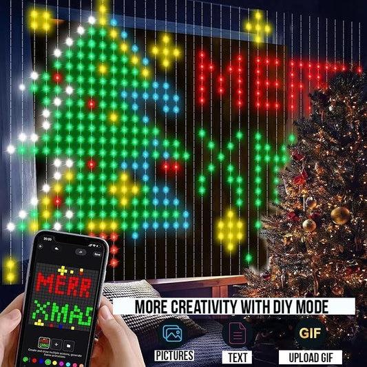 DIY Pixel Curtain Light