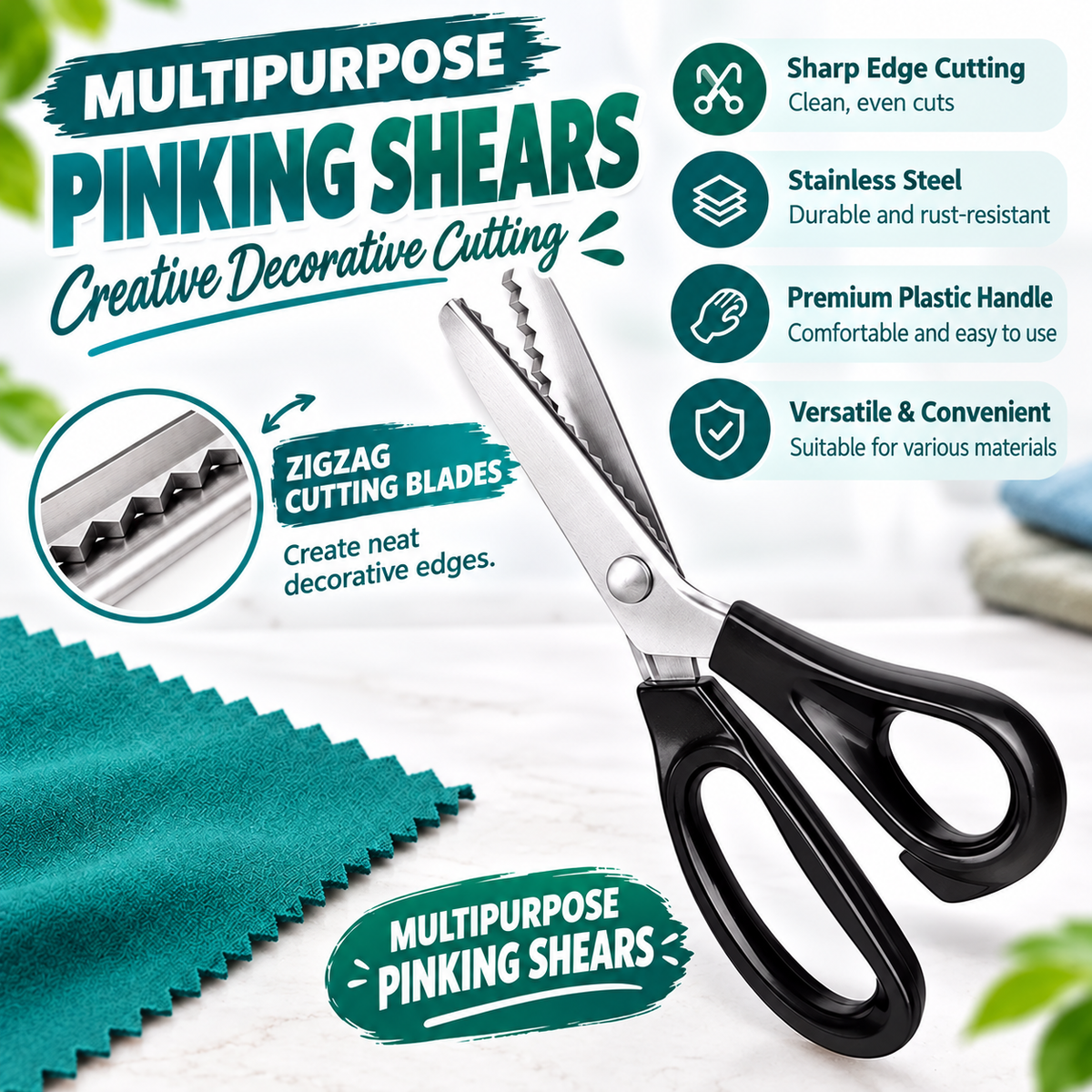 Zigzag Fabric Scissors