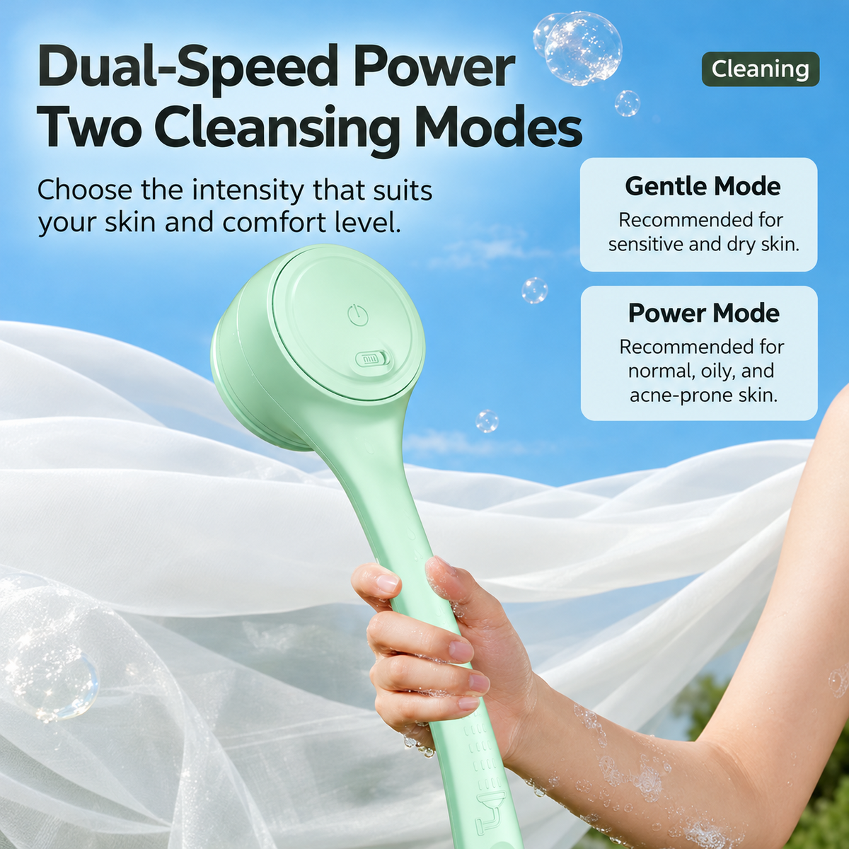 4-in-1 Electric Body Scrubber