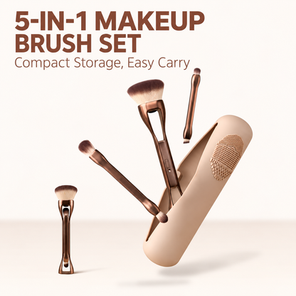 5-in-1 Magnetic Makeup Brush