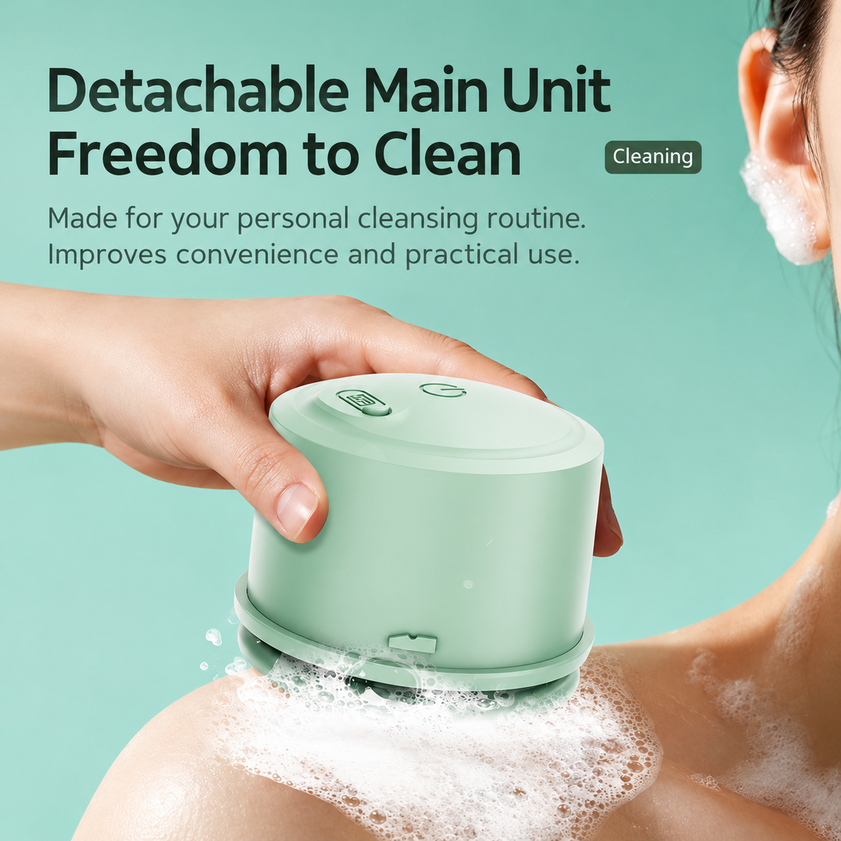 4-in-1 Electric Body Scrubber