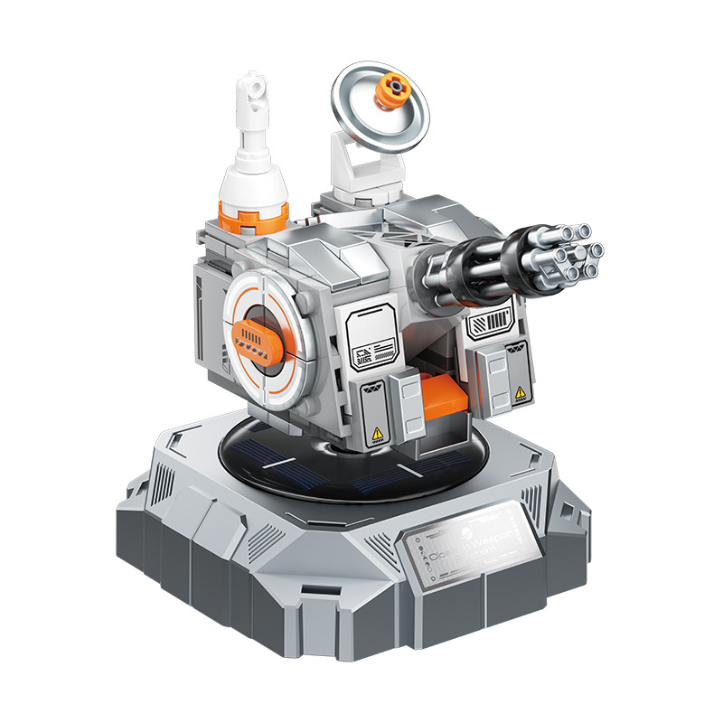 Solar-Powered Rotating Turret