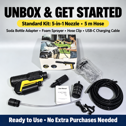 Foldable Cordless Pressure Washer