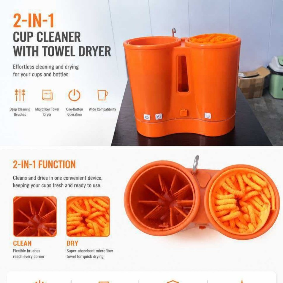 Pet Cup Cleaner 2-in-1