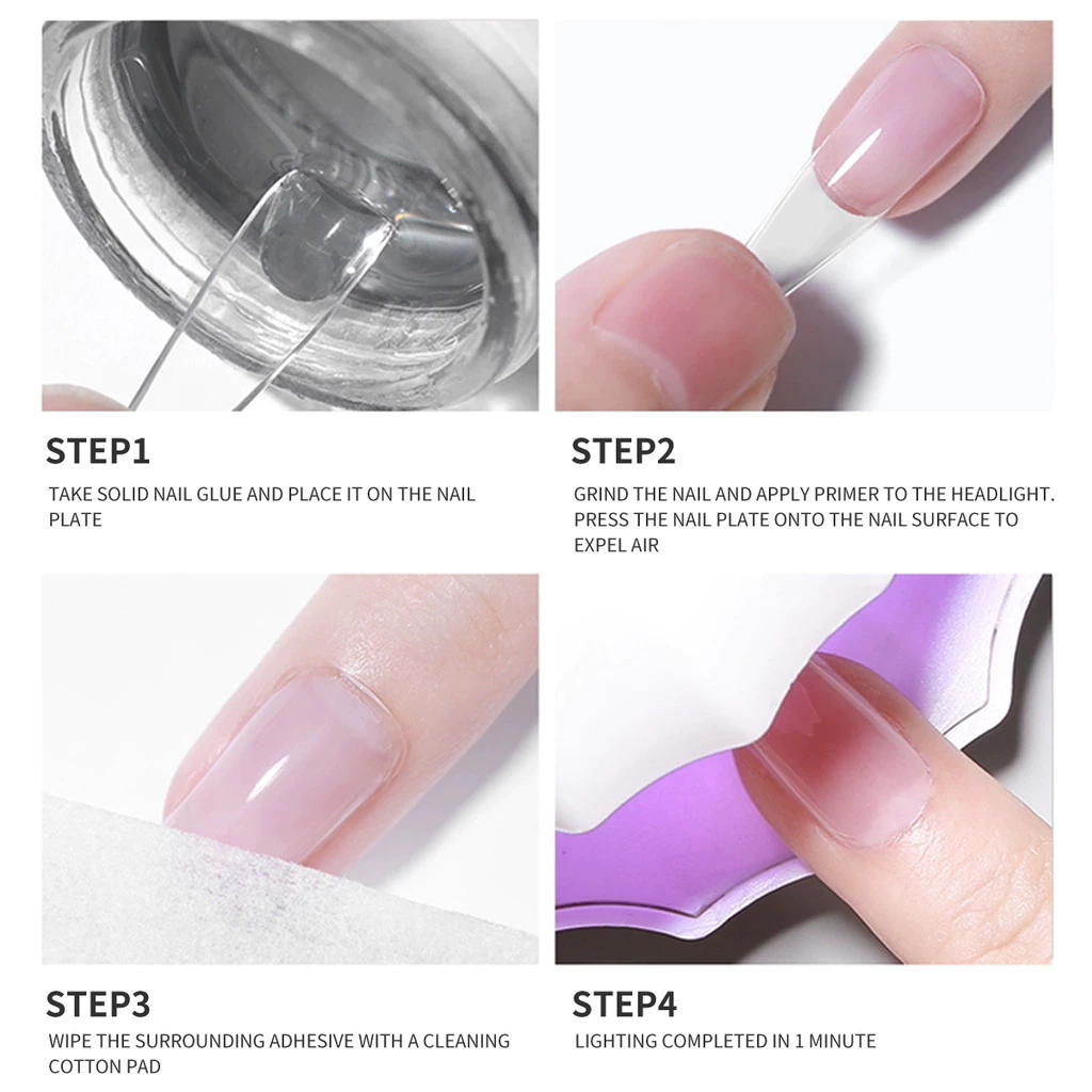 Solid Nail Glue Gel