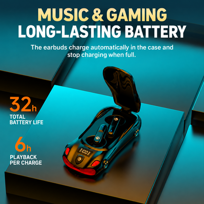 Sports Car Wireless Earbuds