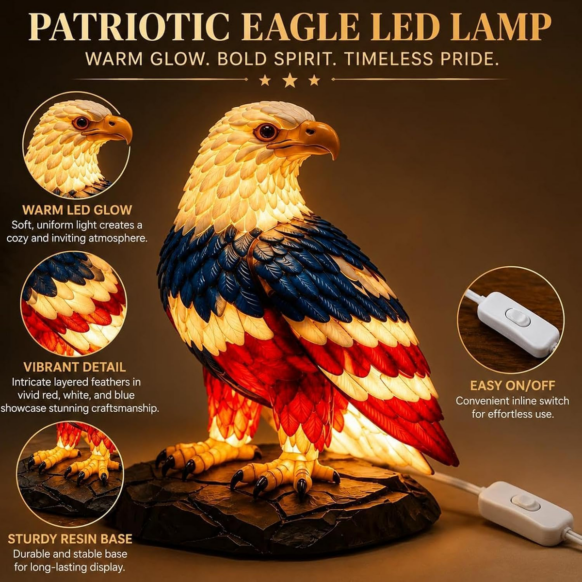 Eagle Glow Lamp