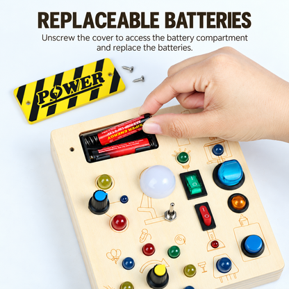 Wooden LED Busy Board