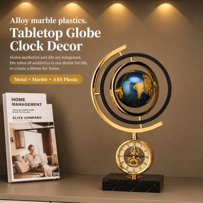 Atlas Globe Clock