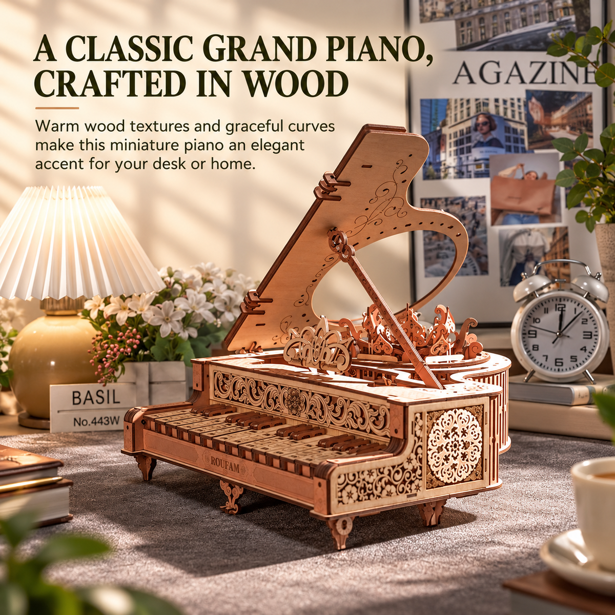 DIY Wooden Piano Kit