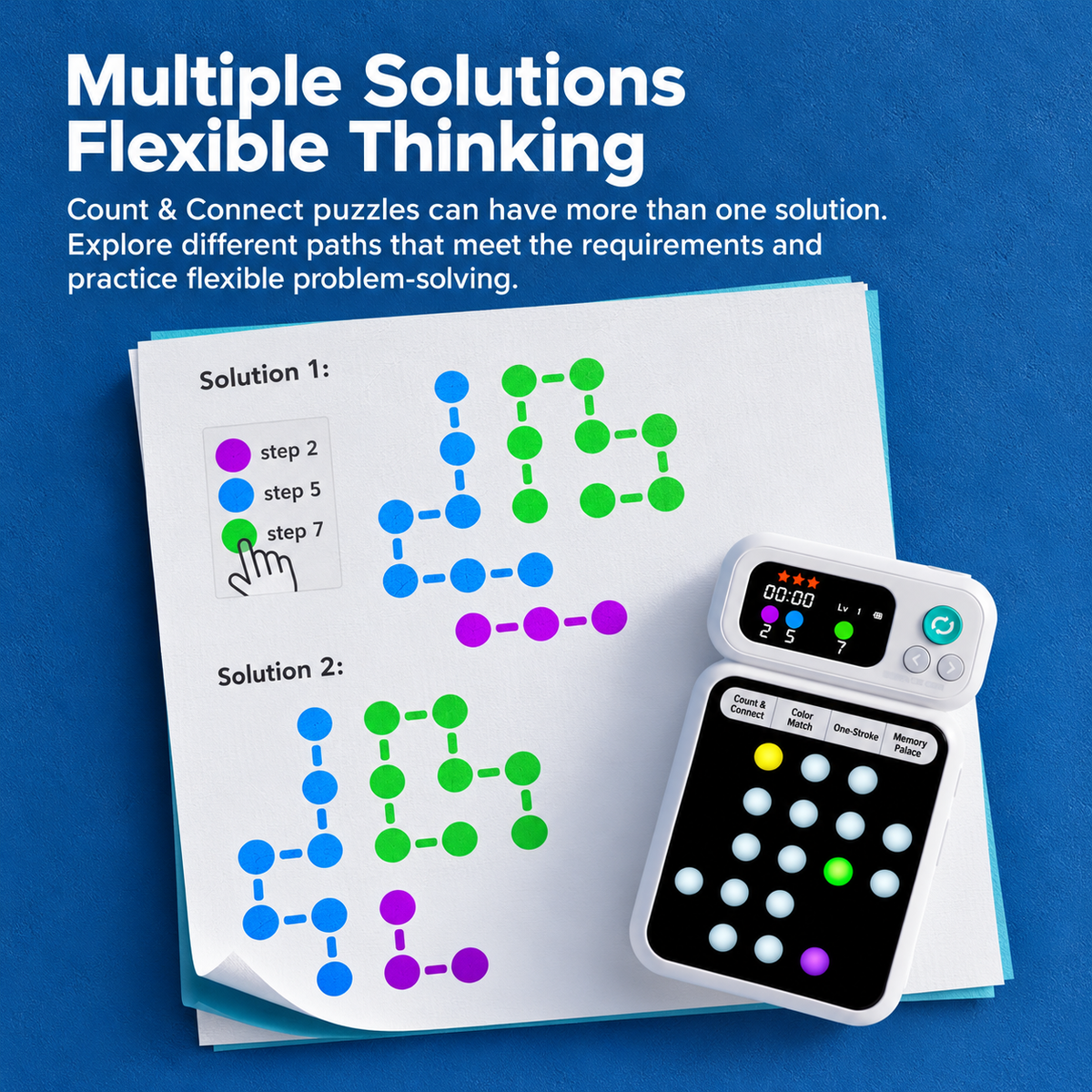 4-in-1 Electronic Puzzle Game