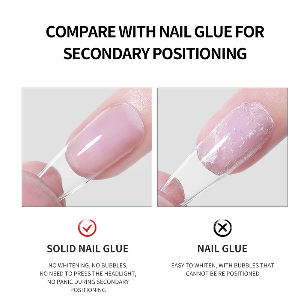 Solid Nail Glue Gel