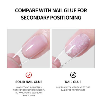 Solid Nail Glue Gel