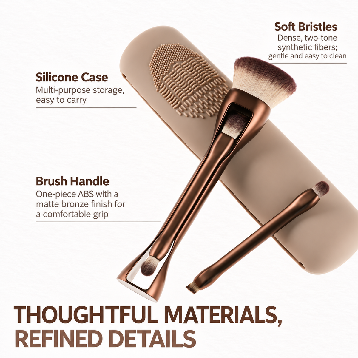 5-in-1 Magnetic Makeup Brush
