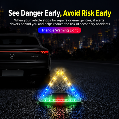 Solar LED Car Warning Light