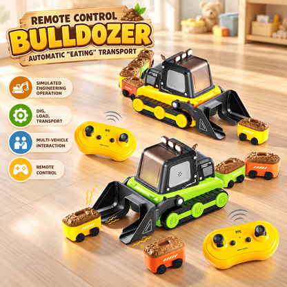 Magnetic RC Bulldozer Toy
