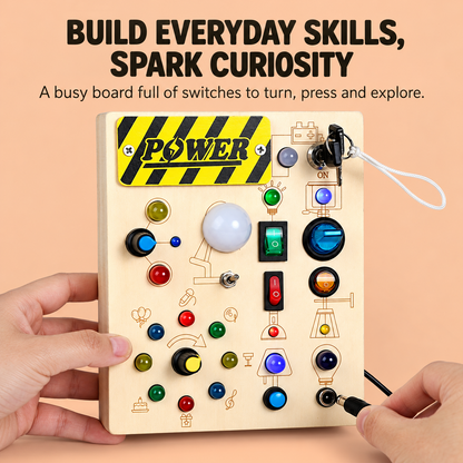 Wooden LED Busy Board