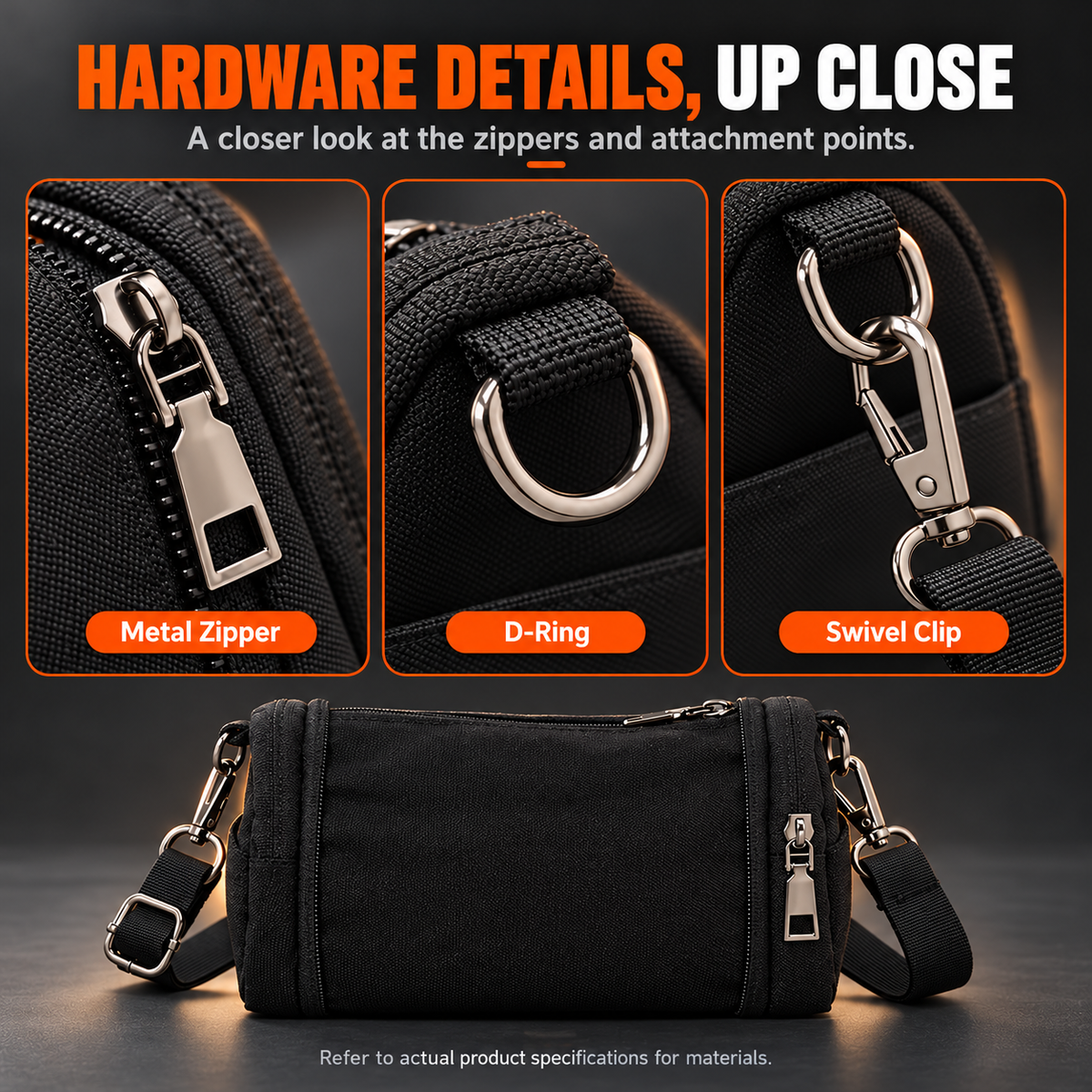 Expandable Mini Crossbody Bag