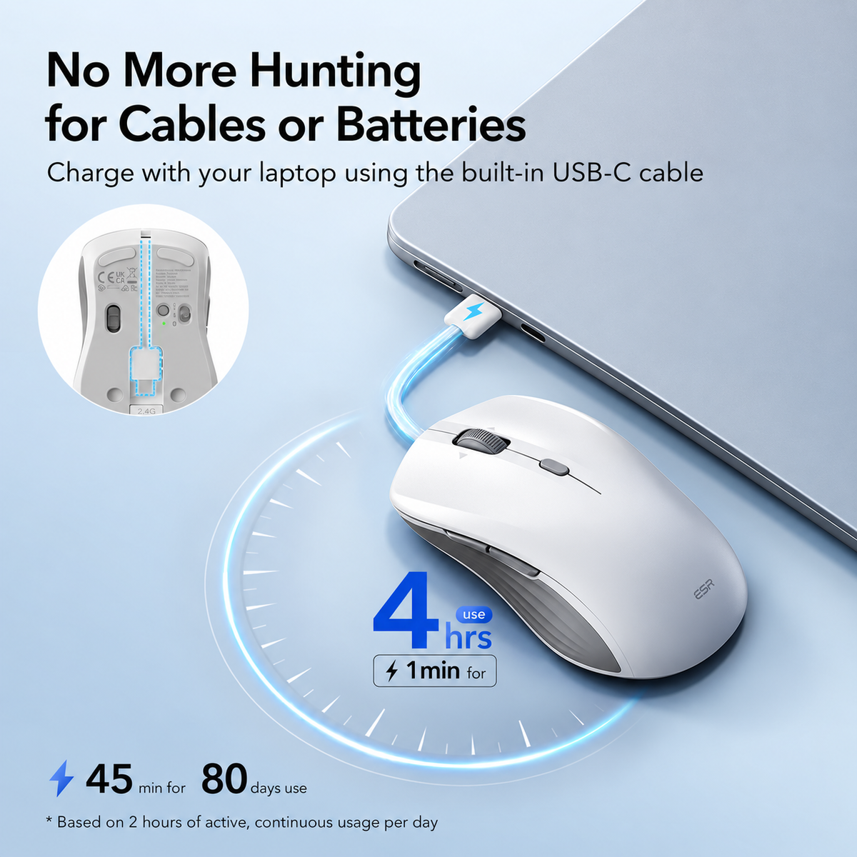 Magnetic Wireless Mouse