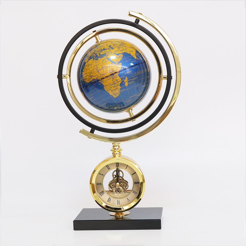 Atlas Globe Clock