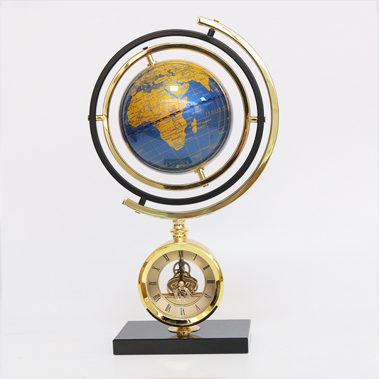 Atlas Globe Clock