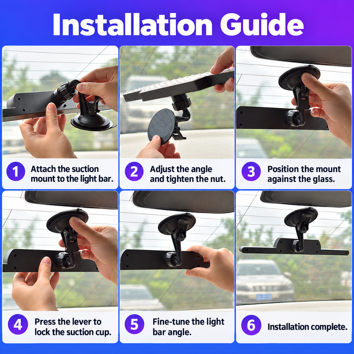SolarGlow Car LED Light Bar