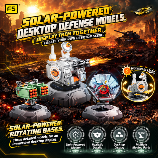 Solar-Powered Rotating Turret