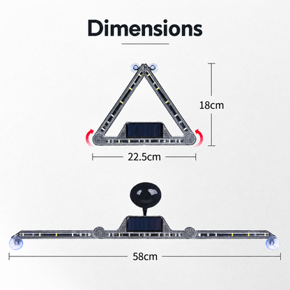 Solar LED Car Warning Light