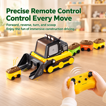 Magnetic RC Bulldozer Toy