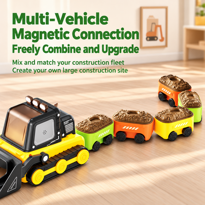 Magnetic RC Bulldozer Toy