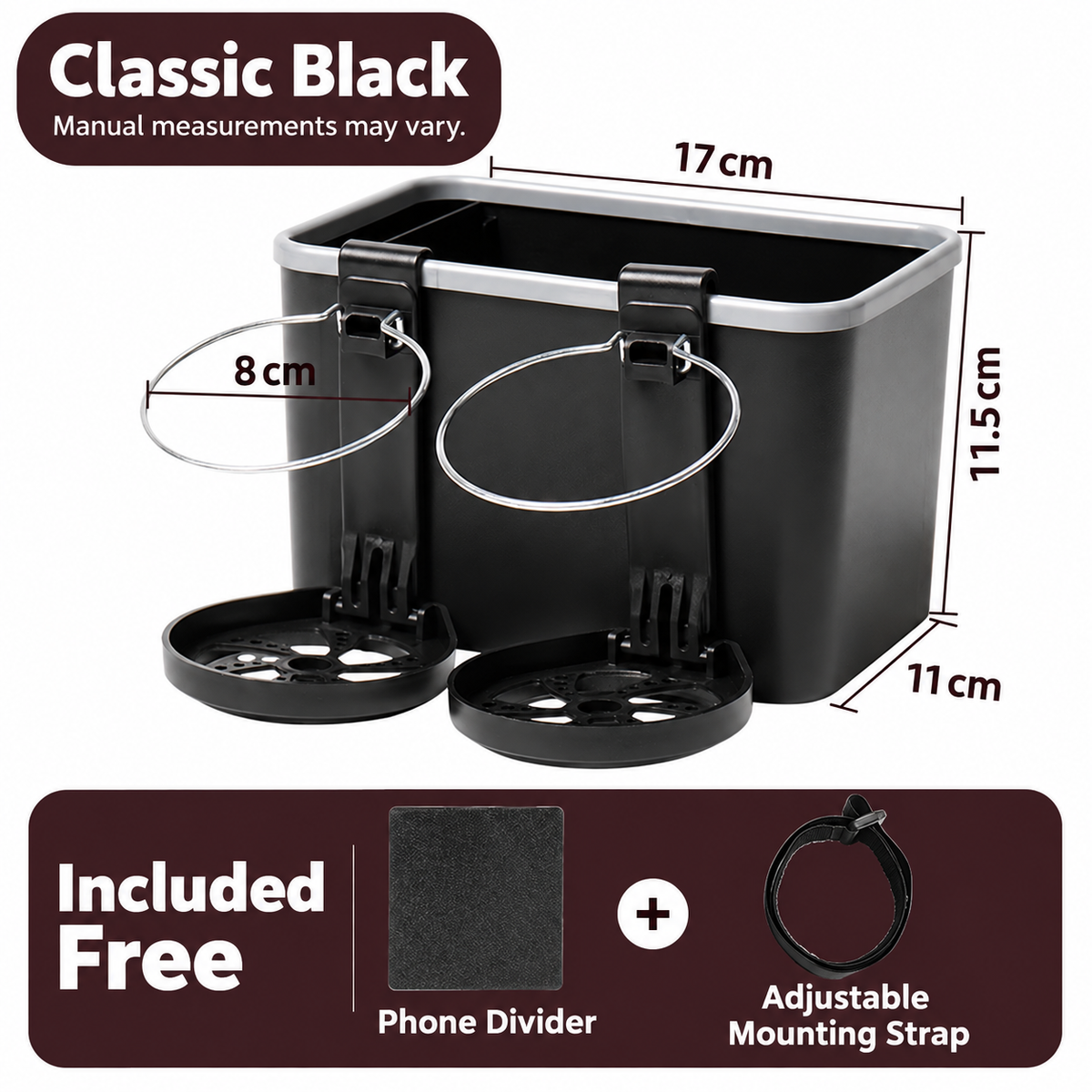 Car Armrest Storage Box