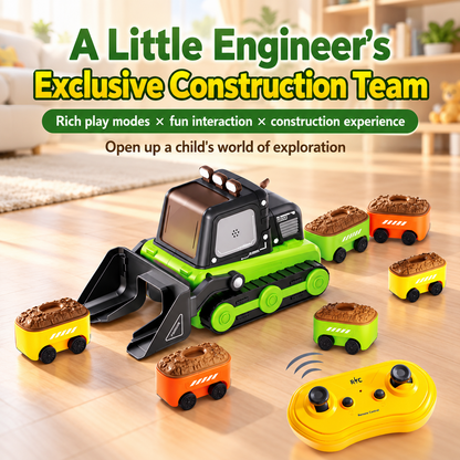 Magnetic RC Bulldozer Toy
