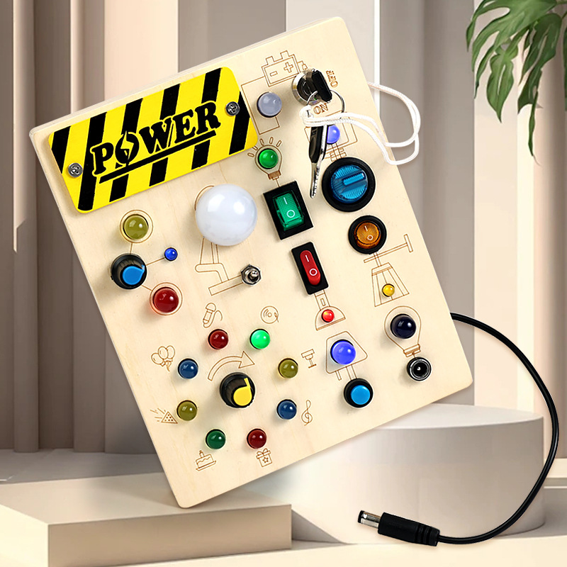 Wooden LED Busy Board