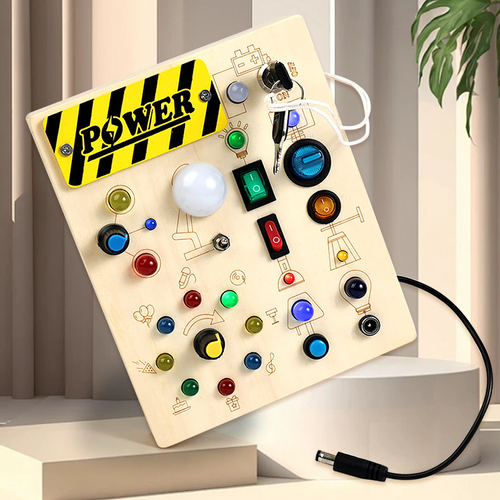 Wooden LED Busy Board