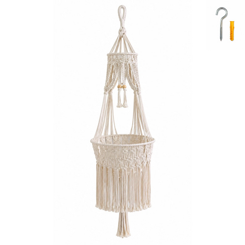 Macrame Hanging Cat Bed