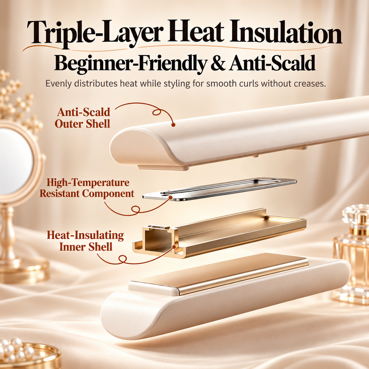 2-in-1 Hair Straightener & Curler