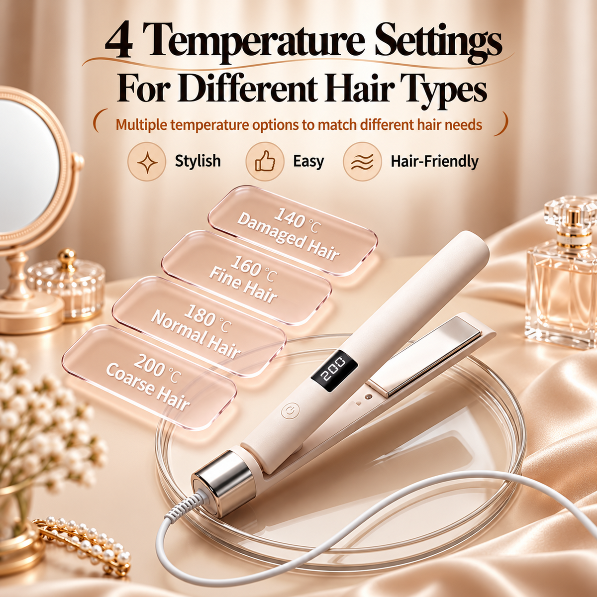 2-in-1 Hair Straightener & Curler