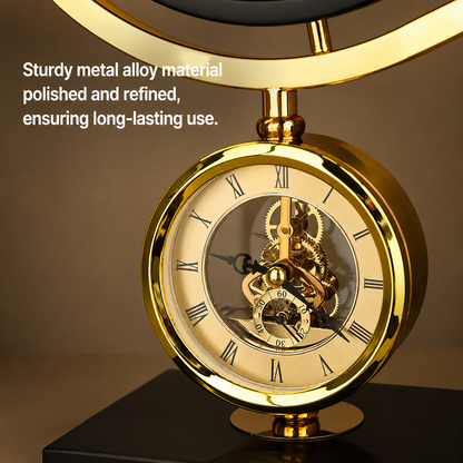 Atlas Globe Clock