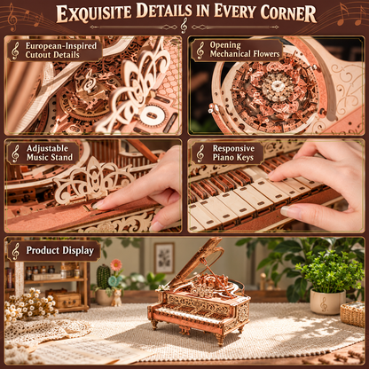 DIY Wooden Piano Kit